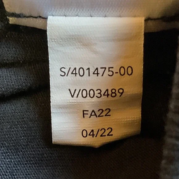 Athleta High Rise Pullover Cotton blend Activewear Ankle Pants Black Size Small - Picture 11 of 11